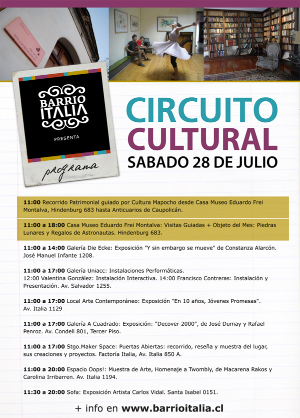 Programa Circuito Cultural Barrio Italia