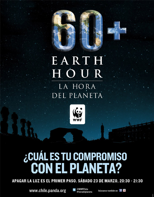 Afiche La Hora del Planeta 2013