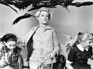 Los Pájaros, de Alfred Hitchcock (sábado 4 de enero).