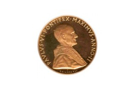 Medalla – Segundo año Pontificado Paulo VI
